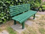 Lattenbank tuinbank kinderbank groen, Tuin en Terras, Ophalen, Gebruikt, Hout