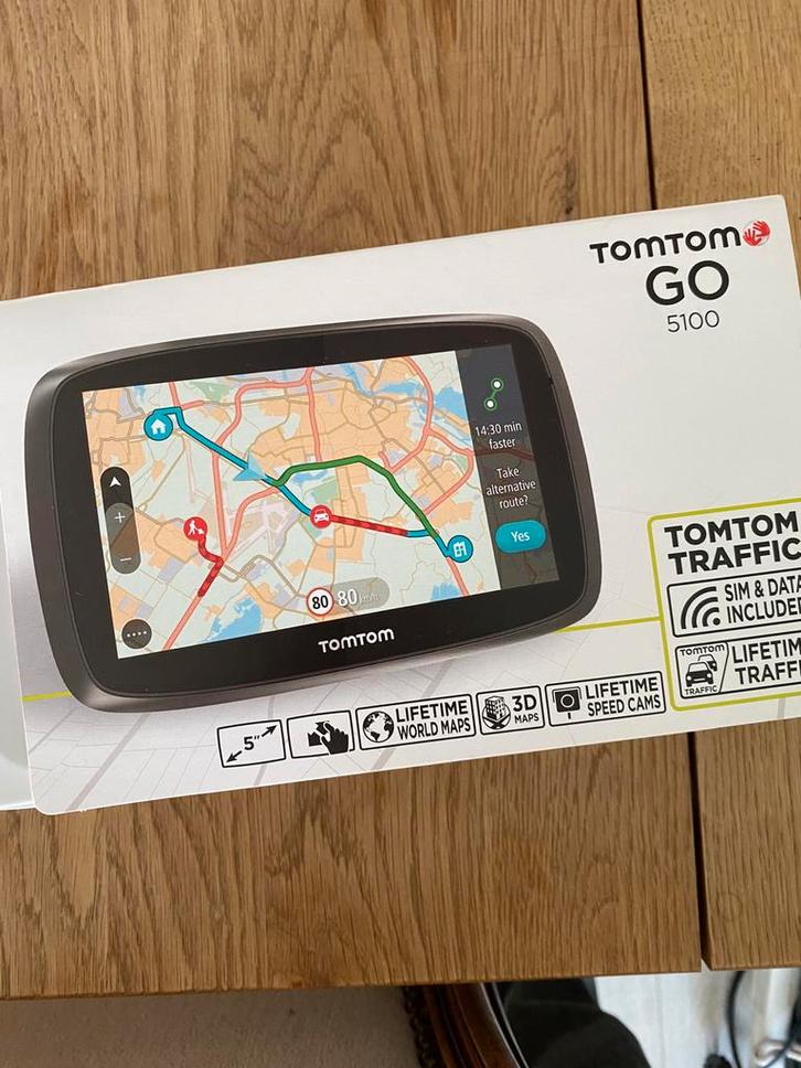 TomTom Go 5100, Auto diversen, Autonavigatie, Zo goed als nieuw, Ophalen