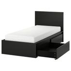 Ikea MALM bedframe 90 x 200 met ladjes zonder matres, Huis en Inrichting, Slaapkamer | Bedden, Ophalen, Gebruikt, 90 cm, Eenpersoons