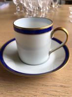 Hutschenreuter Selb espresso kopje kobalt en goud, Ophalen of Verzenden