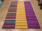 Prachtige handgeweven oosterse patchwork kelim 240x166, 200 cm of meer, Nieuw, 150 tot 200 cm, Rechthoekig