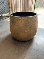 Gouden bloempot, Rond, Binnen, Zo goed als nieuw, Minder dan 40 cm