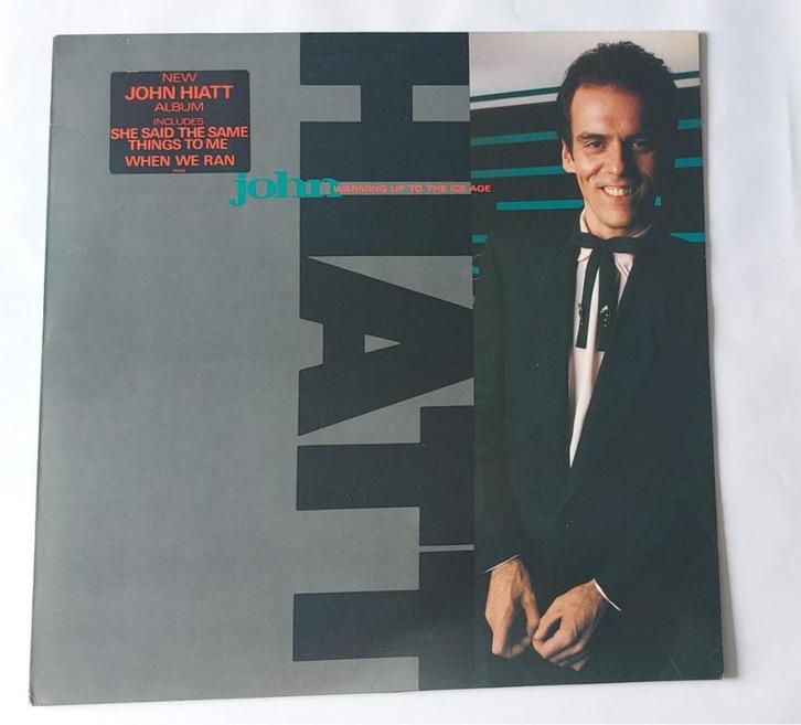John Hiatt- Warming up to the ice age- LP, Cd's en Dvd's, Vinyl | Rock, Zo goed als nieuw, Poprock, Overige formaten, Ophalen of Verzenden