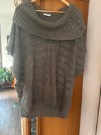 Grijze trui zonder mouwen met wijde kraag - Maat XL, Ophalen of Verzenden, Zo goed als nieuw, Maat 46/48 (XL) of groter, Grijs