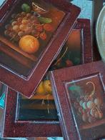 Franse Brocante Decoratieve Dozen -  3 boek handpainted, Ophalen of Verzenden