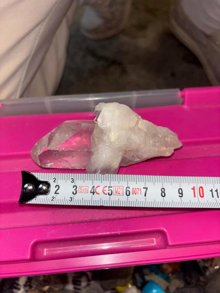 Prachtig Kwarts Cluster - Natuurlijk Mineraal, Verzamelen, Mineralen en Fossielen, Mineraal, Ophalen of Verzenden