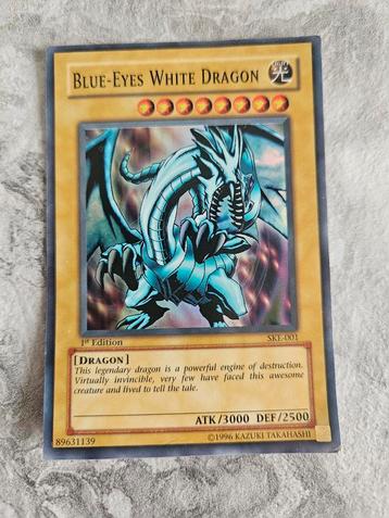 Yu gi oh! First edition blue eyes white dragon.  beschikbaar voor biedingen