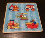 Noppen puzzel, voertuigen, Ophalen of Verzenden, Minder dan 10 stukjes, Zo goed als nieuw