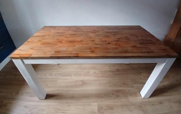 Mooie houten Surrey eettafel, Huis en Inrichting, Tafels | Eettafels, Gebruikt, 50 tot 100 cm, 100 tot 150 cm, Vier personen, Rechthoekig