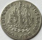 Holland mooie scheepjesschelling 1750, Postzegels en Munten, Vóór koninkrijk, Zilver, Losse munt, Overige waardes