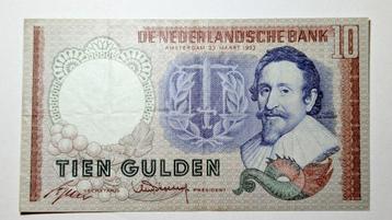 10 Gulden 1953 beschikbaar voor biedingen