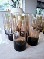 7 Luminarc France rookglas longdrink glazen vintage, Ophalen of Verzenden, Zo goed als nieuw