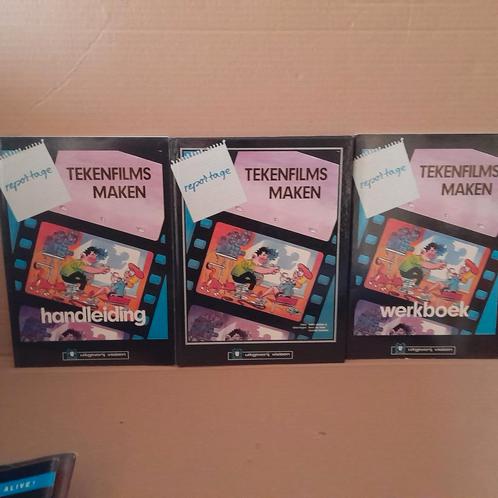 Tekenfilms Maken - Handleiding en Werkboek, Boeken, Hobby en Vrije tijd, Zo goed als nieuw, Tekenen en Schilderen, Ophalen of Verzenden