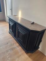 Mooie zwarte buffetkast, Gebruikt, 100 tot 150 cm, Ophalen of Verzenden, Minder dan 25 cm