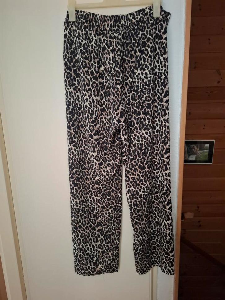 Nieuwe Wibra Damesbroek Luipaardprint Maat 50/52, Kleding | Dames, Broeken en Pantalons, Nieuw, Maat 46/48 (XL) of groter, Bruin