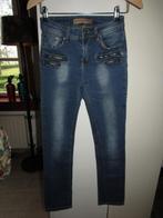 C1963 Monday Denim mt 34-36 skinny high waist jeans jogg, Lang, Maat 34 (XS) of kleiner, Blauw, Zo goed als nieuw