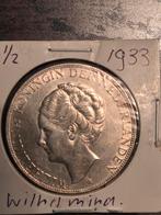 Rijksdaalder wilhelmina 1933., Ophalen of Verzenden, Koningin Wilhelmina, 2½ gulden