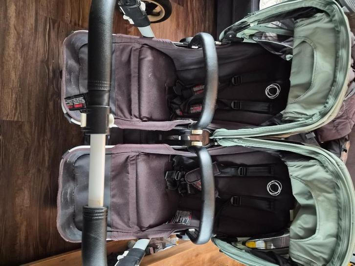 Overcomplete Bugaboo Donkey Duo, Kinderen en Baby's, Kinderwagens en Combinaties, Gebruikt, Kinderwagen, Bugaboo, Duowagen, Luchtbanden