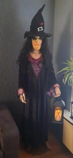 Heksen outfit Halloween met eventueel paspop, Ophalen, Gebruikt, Paspop