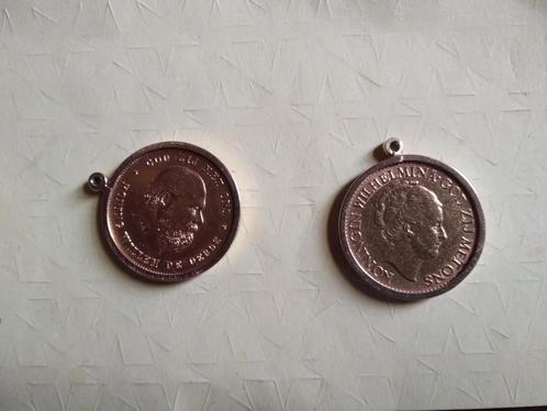 2 gouden tientjes. Willem III 1875 en Wilhelmina 1927, Postzegels en Munten, Munten | Nederland, Setje, 10 gulden, Koning Willem III