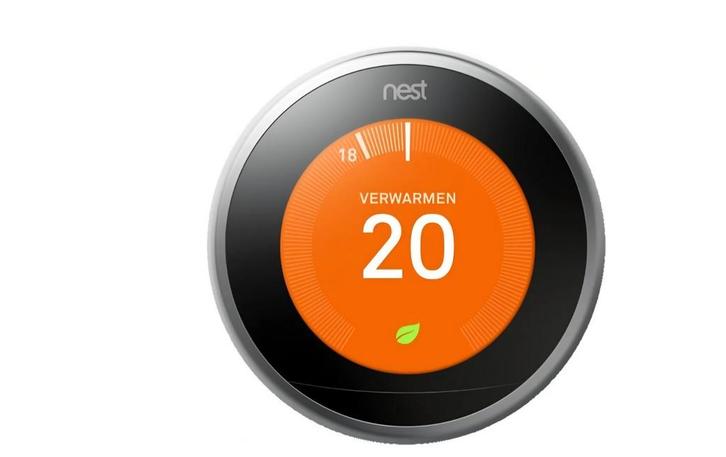 Google nest learning slimme thermostaat, Doe-het-zelf en Verbouw, Thermostaten, Gebruikt, Slimme thermostaat, Ophalen