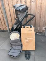 Dubatti Two Storm Grey kinderwagen zeer compleet!, Ophalen of Verzenden, Zo goed als nieuw, Verstelbare duwstang, Kinderwagen