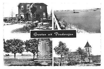 978834 Poederoijen Gld jr 60 70 Gelopen met postzegel beschikbaar voor biedingen