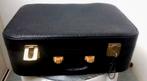 Vintage reis toilet grime koffer reisset toilettas ±1960, Ophalen of Verzenden, Zo goed als nieuw, Zwart, Met spiegeltje(s)