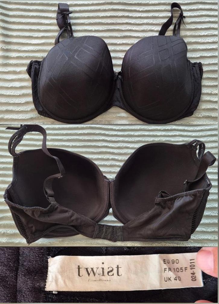 Primadonna Twist mt 90F, Kleding | Dames, Ondergoed en Lingerie, BH, Zwart, Ophalen of Verzenden
