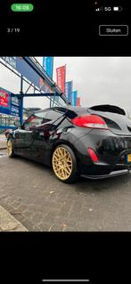 Hyundai Veloster 1.6 GDI AUT 2012 Zwart, Auto's, Hyundai, 1195 kg, 1591 cc, 4 cilinders, 4 stoelen