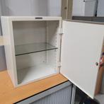 Oostwoud metalen medicijnkast met glazen schap 50x40x28cm, Ophalen, Minder dan 50 cm, Gebruikt, Overige typen