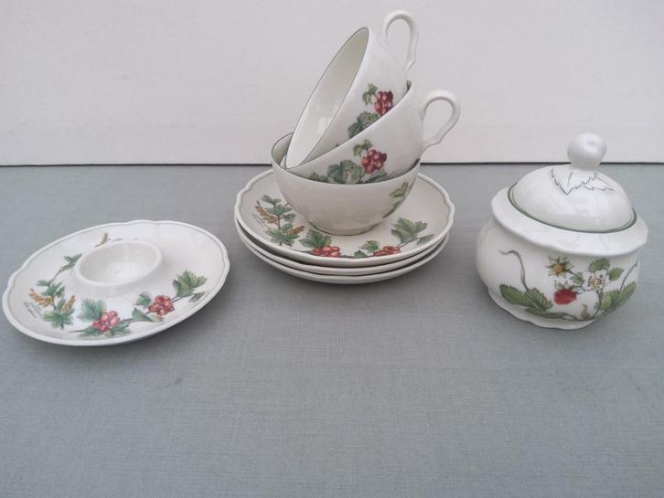 Seltmann Weiden - Waldbeere - Kop en Schotels - Suikerpot en, Antiek en Kunst, Antiek | Servies los, Ophalen of Verzenden