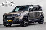 Land Rover Defender 3.0 D250 110 Grijs Kenteken, Luchtvering, Auto's, Bestelauto's, 249 pk, Bruin, 2996 cc, Leder
