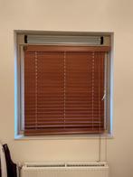 Houten jaloezie 105 breed 155 hoog, Huis en Inrichting, Stoffering | Gordijnen en Lamellen, Ophalen, Gebruikt, Bruin, 100 tot 150 cm