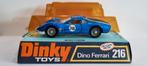 Dinky Toys no. 216 Dino Ferrari, Ophalen of Verzenden, Zo goed als nieuw, Auto, Dinky Toys