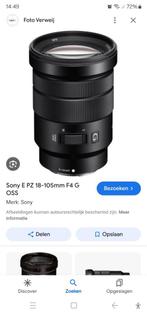 Sony lens E mount 18-105 GM f4, Telelens, Gebruikt, Ophalen