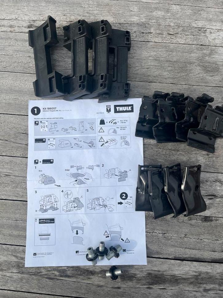 Thule Kitset 186057 Renault Megane Estate, Auto diversen, Dakdragers, Gebruikt, Ophalen of Verzenden
