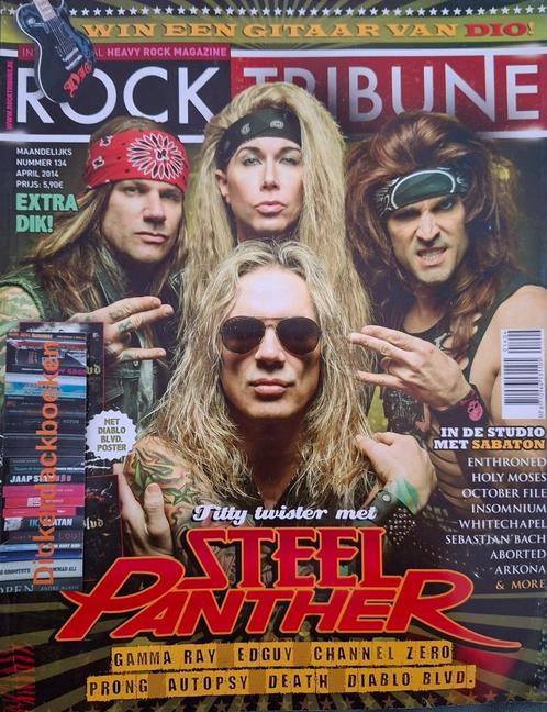 Rock Tribute nr 134, 2014; Steel Panther, Sabaton, Arkona +, Verzamelen, Muziek, Artiesten en Beroemdheden, Gebruikt, Boek, Tijdschrift of Artikel