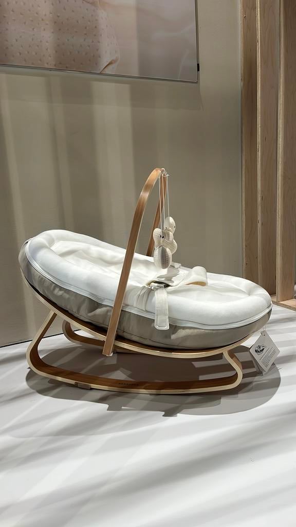 Bamboom baby bouncer - Sand Showmodel, Ophalen, Zo goed als nieuw
