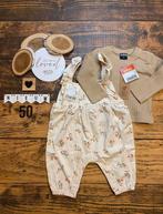 Baby girl setje wibra tuinboek creme shirtje beige maat 50, Kinderen en Baby's, Babykleding | Maat 50, Ophalen of Verzenden, Nieuw