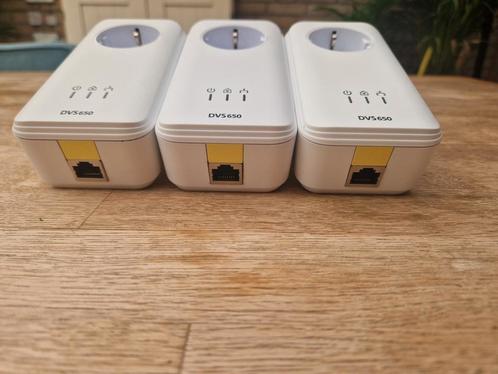 3x Devolo DVS 650 Powerline Adapter DVS650 MT:2612, Computers en Software, Powerlines, Gebruikt, Ophalen of Verzenden