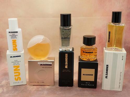 Jil Sander- Verschillende miniaturen., Verzamelen, Parfumverzamelingen, Zo goed als nieuw, Miniatuur, Gevuld, Verzenden