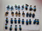 Lego adv27 city politie blauw commandant poppetjes met walki, Ophalen of Verzenden, Zo goed als nieuw