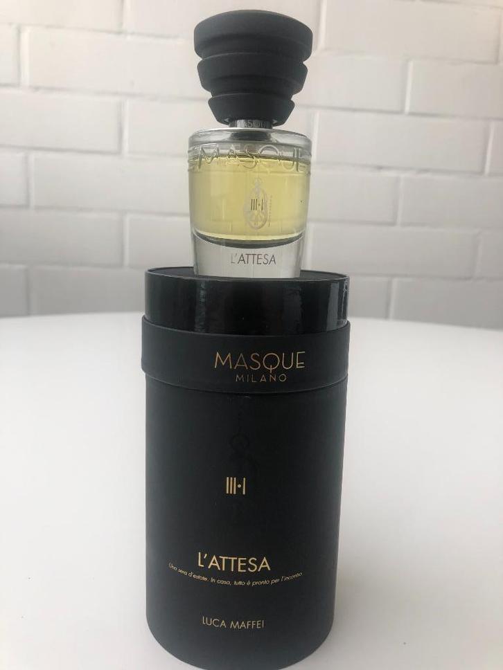 L’attesa-Masque Milano-decants-stalen, Sieraden, Tassen en Uiterlijk, Uiterlijk | Parfum, Zo goed als nieuw, Verzenden