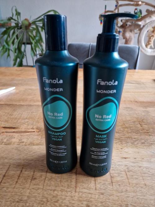 FANOLA NO RED SHAMPOO EN MASKER MET POMP, Sieraden, Tassen en Uiterlijk, Uiterlijk | Haarverzorging, Zo goed als nieuw, Shampoo of Conditioner