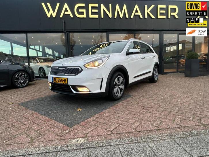 Kia Niro 1.6 GDi Hybrid DynamicLine AUT|Clima|Cruise|NAV|CAM, Auto's, Kia, Bedrijf, Te koop, Niro, ABS, Achteruitrijcamera, Airbags