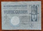 50 gulden 1929 (1931) Minerva 2, Postzegels en Munten, Bankbiljetten | Nederland, Los biljet, 50 gulden, Verzenden