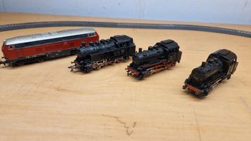 Marklin H0  - 3x Tender locomotief en 1x Diesellokomotief.  beschikbaar voor biedingen
