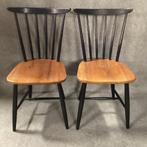 spijlenstoelen, 2 stuks, Huis en Inrichting, Stoelen, Gebruikt, Twee, Bruin, Ophalen of Verzenden
