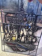 Glas in Lood Ramen Hotel Métropole Nijmegen, Antiek en Kunst, Ophalen